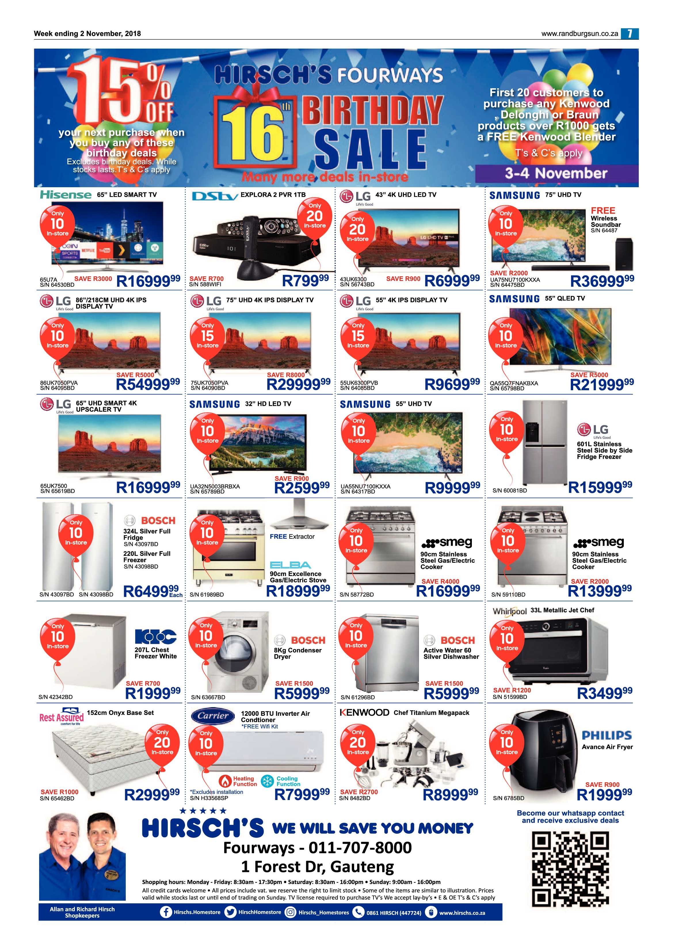 Randburg Sun 2 November 2018 page 7