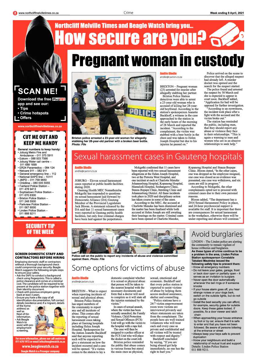 Northcliff Melville Times 09 April 2021 page 2