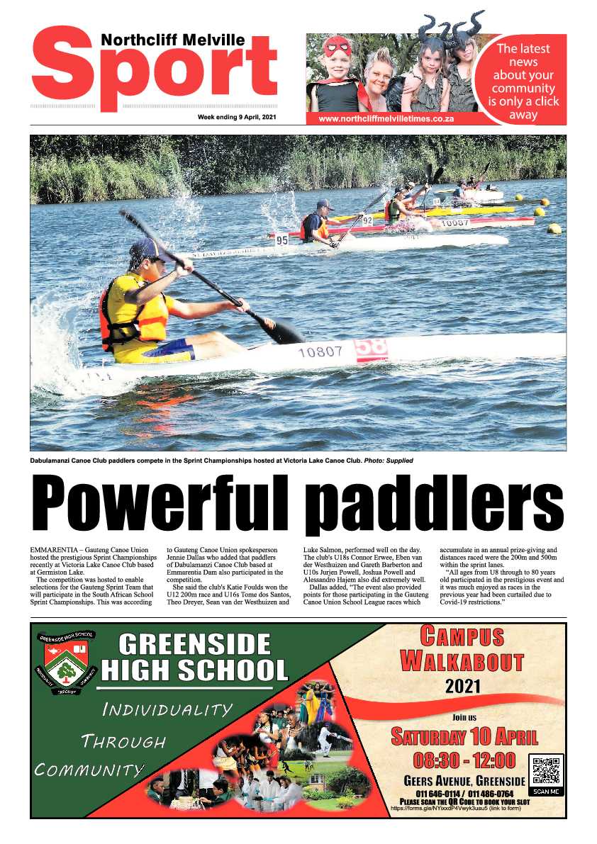 Northcliff Melville Times 09 April 2021 page 8