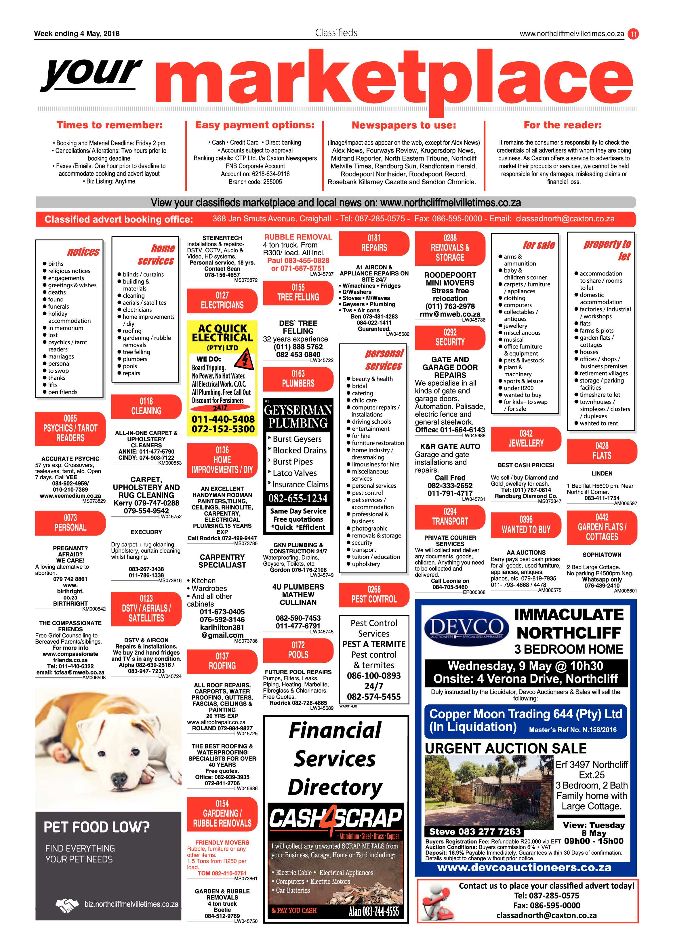 Northcliff Melville Times 4 May page 11