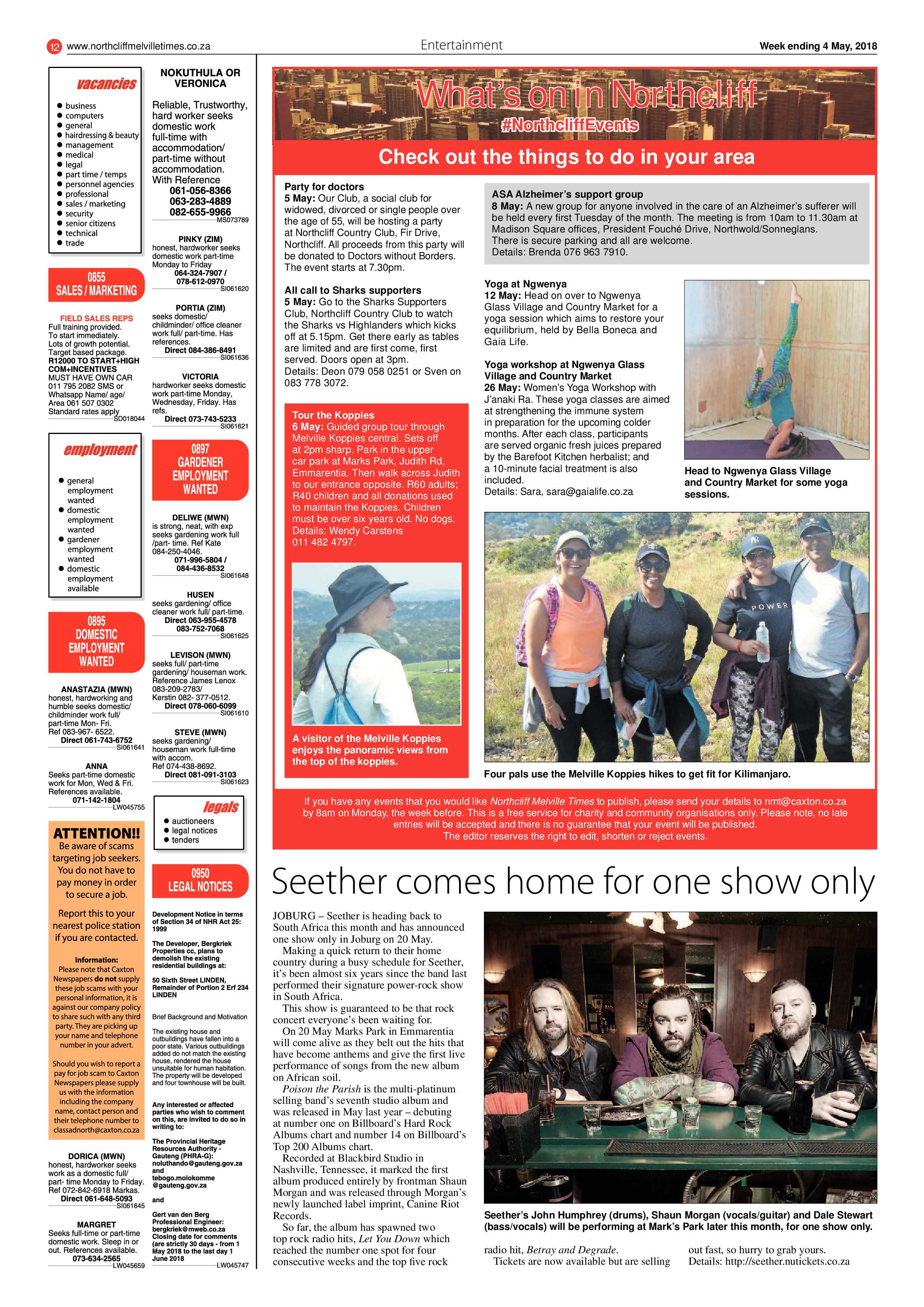 Northcliff Melville Times 4 May page 12