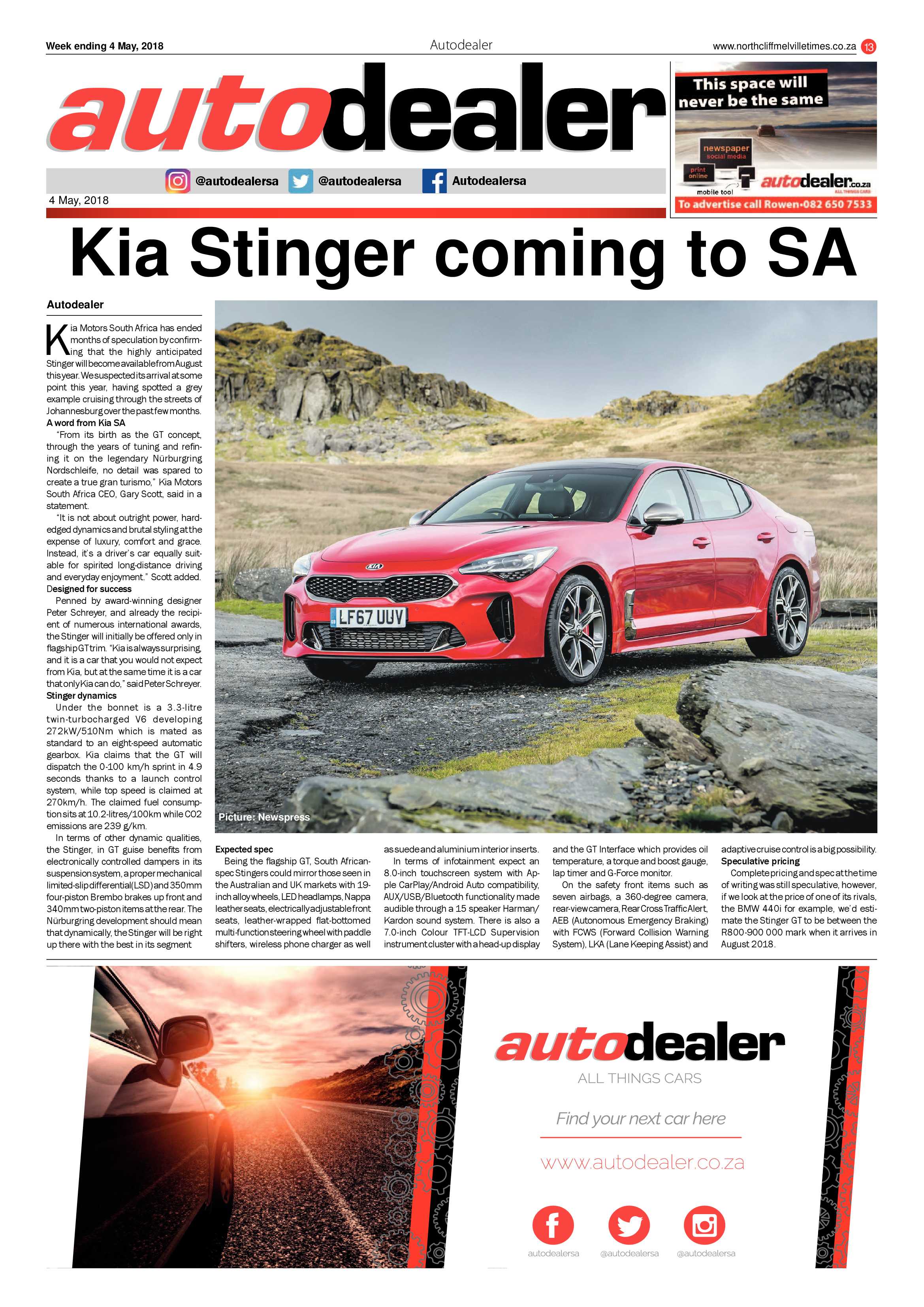 Northcliff Melville Times 4 May page 13