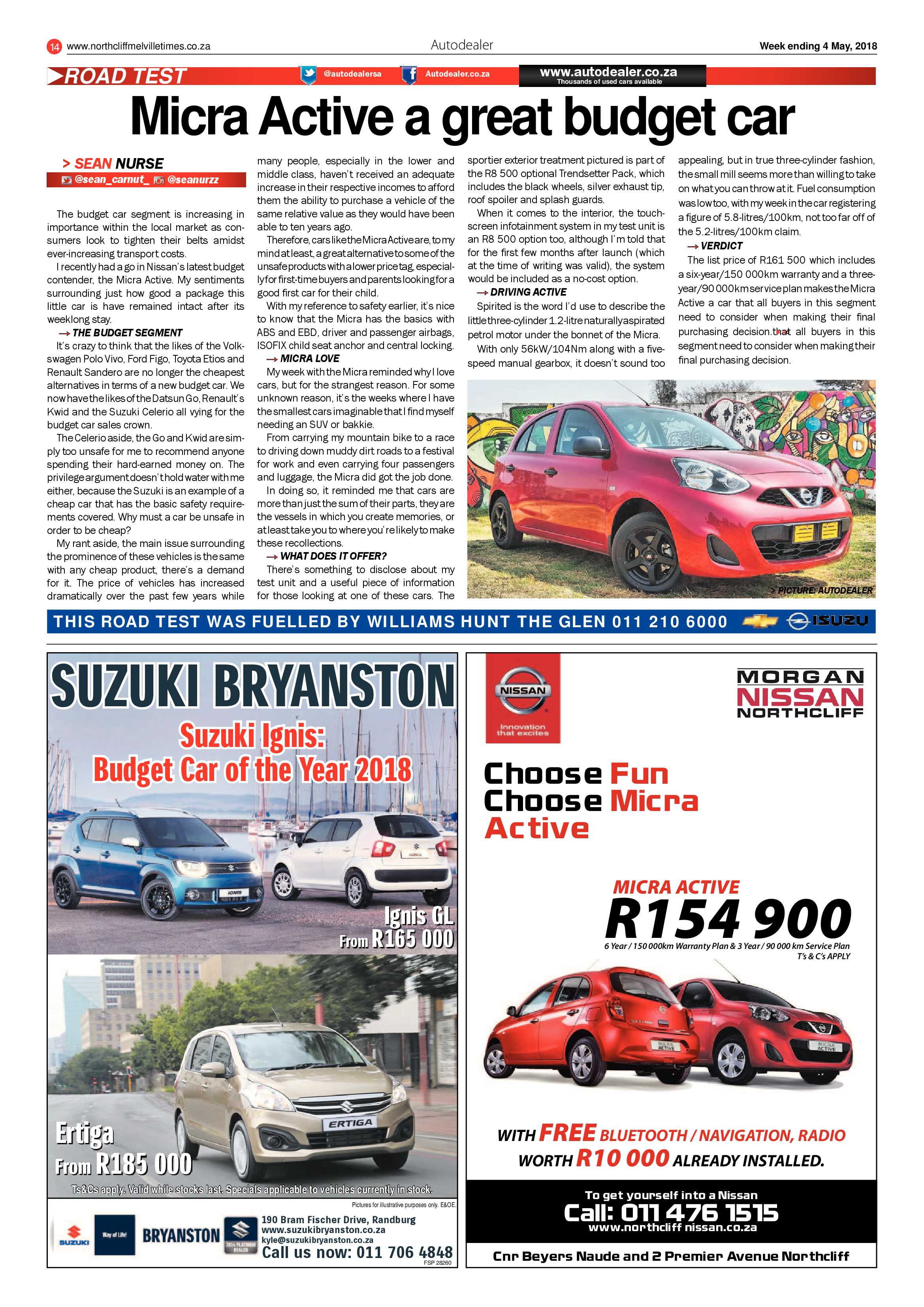 Northcliff Melville Times 4 May page 14