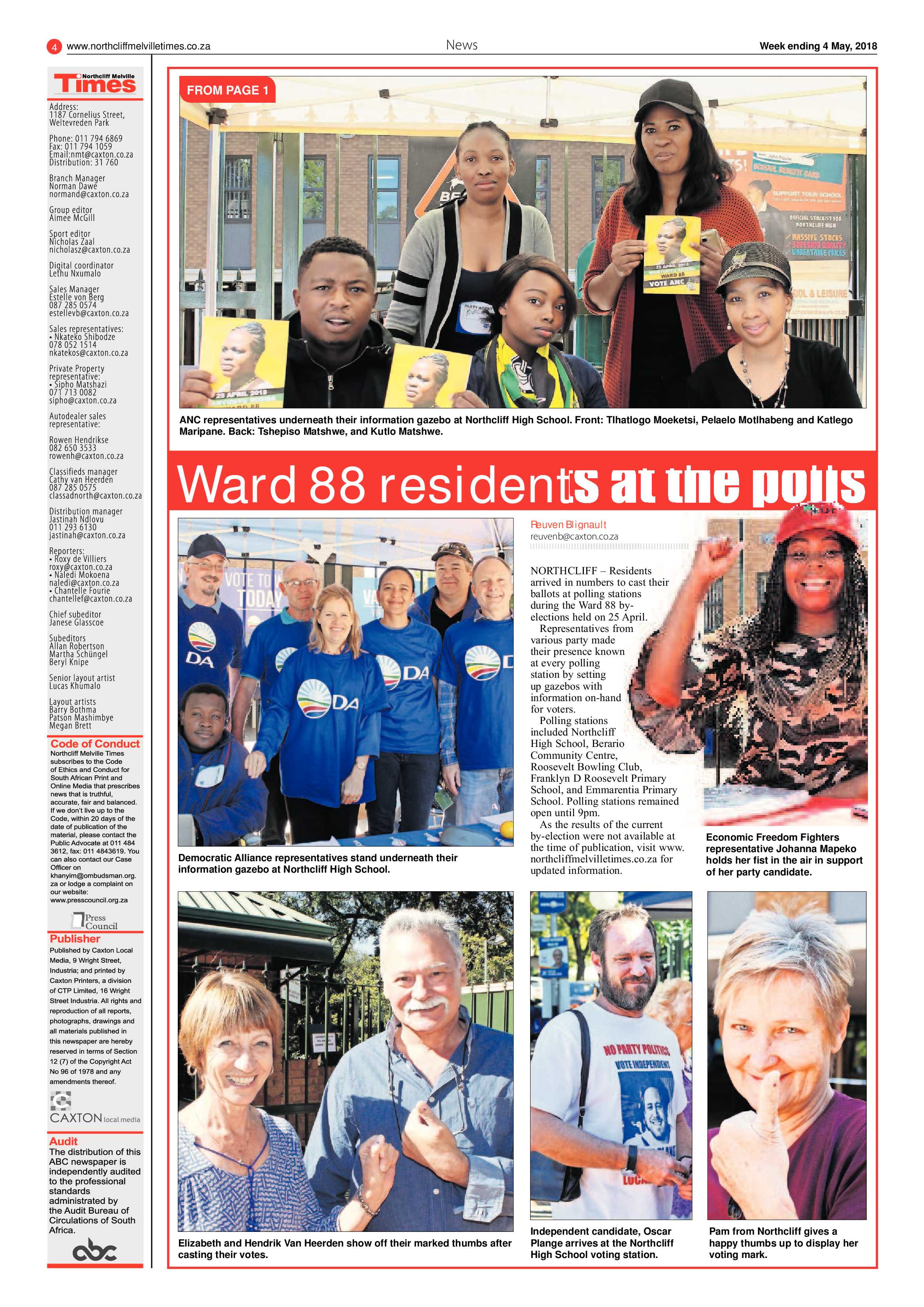 Northcliff Melville Times 4 May page 4