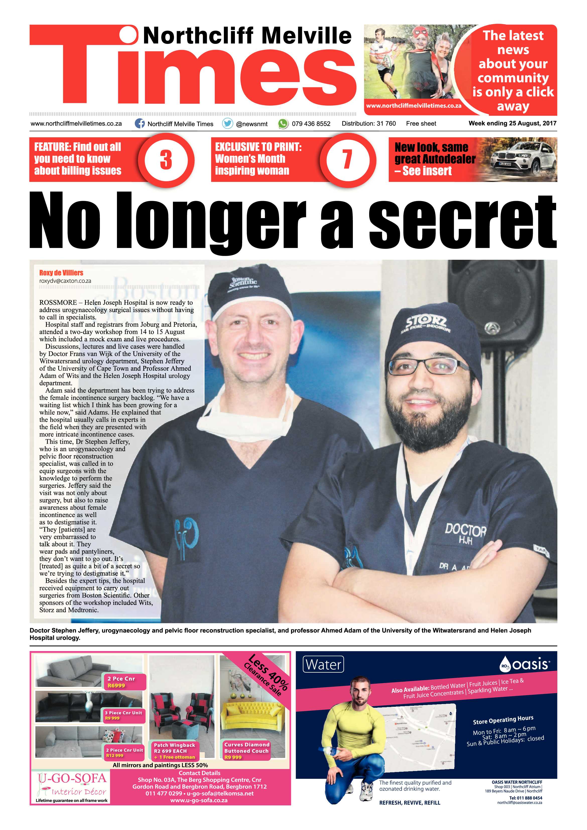 North Melville Times 25 August 2017 page 1