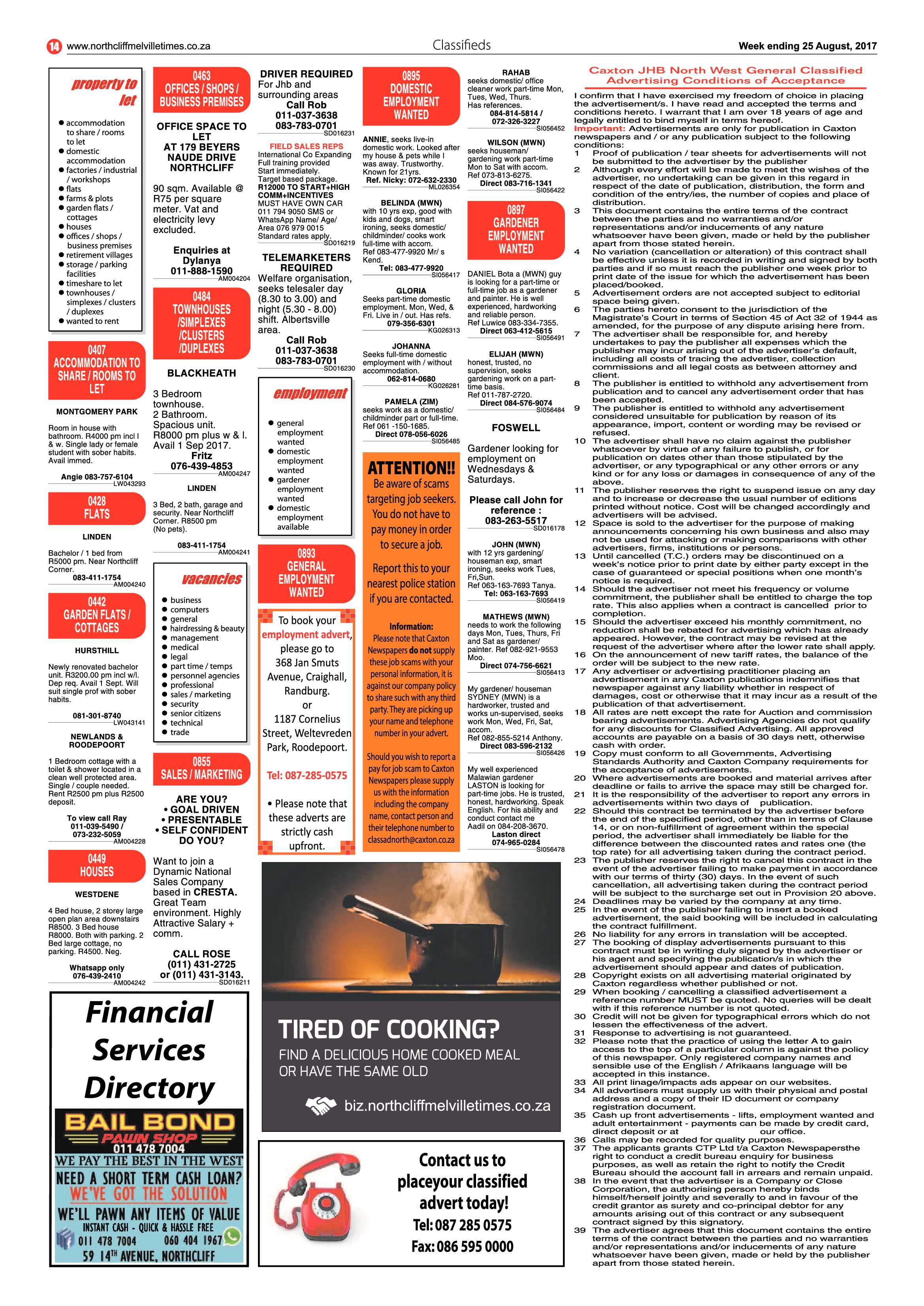 North Melville Times 25 August 2017 page 14